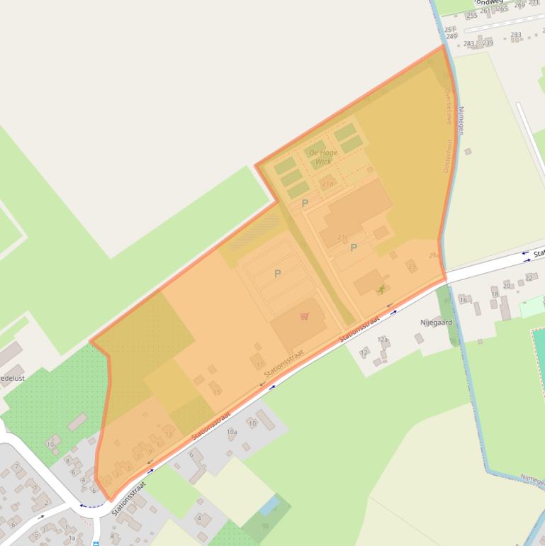 Kaart van postcodegebied 6678AA.