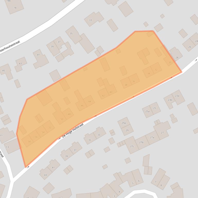 Kaart van postcodegebied 6678AJ.