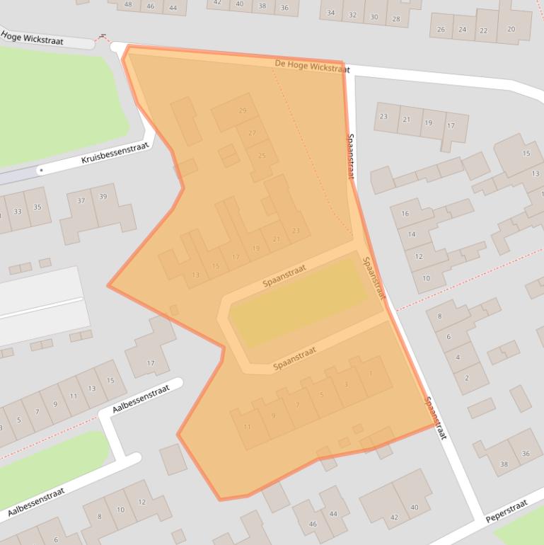 Kaart van postcodegebied 6678AT.