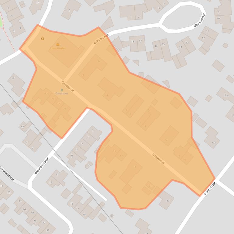 Kaart van postcodegebied 6678BA.