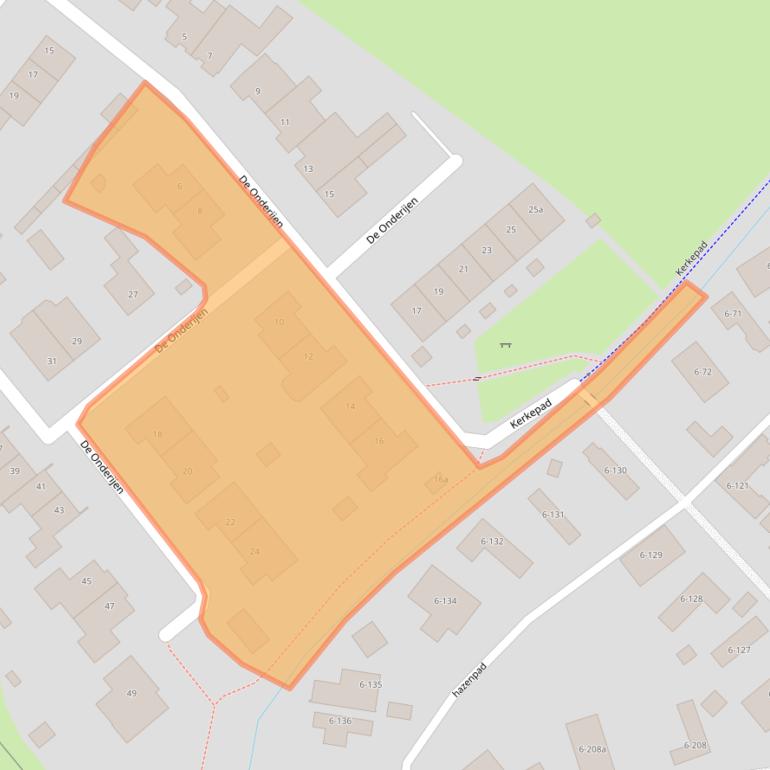 Kaart van postcodegebied 6678BS.