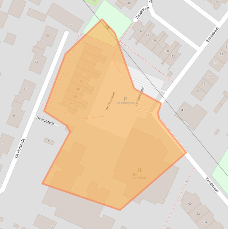 Kaart van postcodegebied 6678BT.