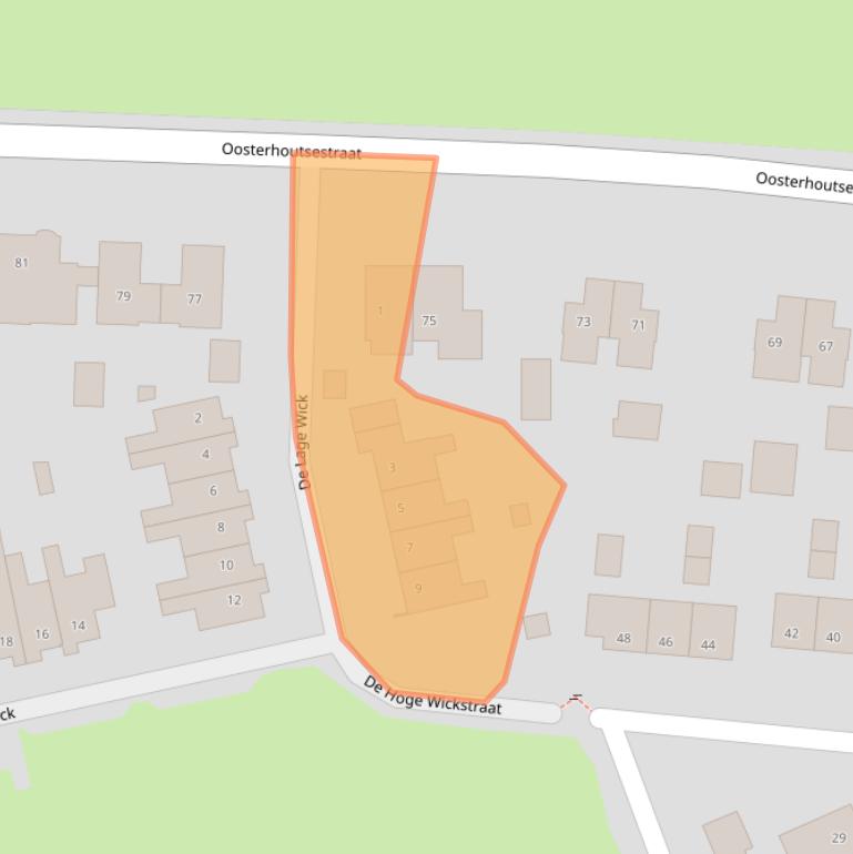 Kaart van postcodegebied 6678DA.