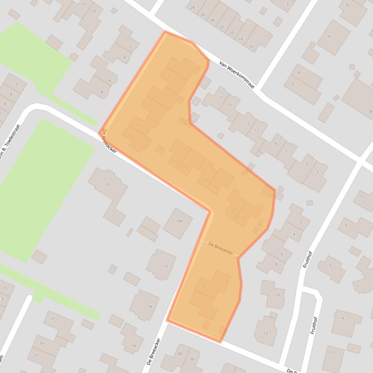 Kaart van postcodegebied 6678DG.