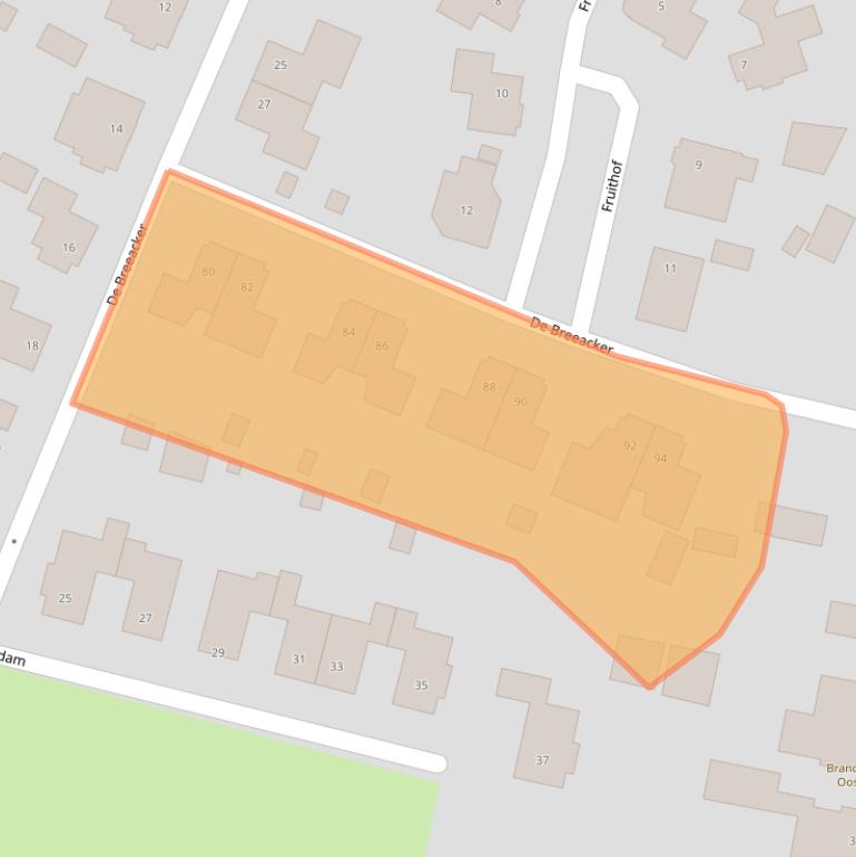 Kaart van postcodegebied 6678DJ.