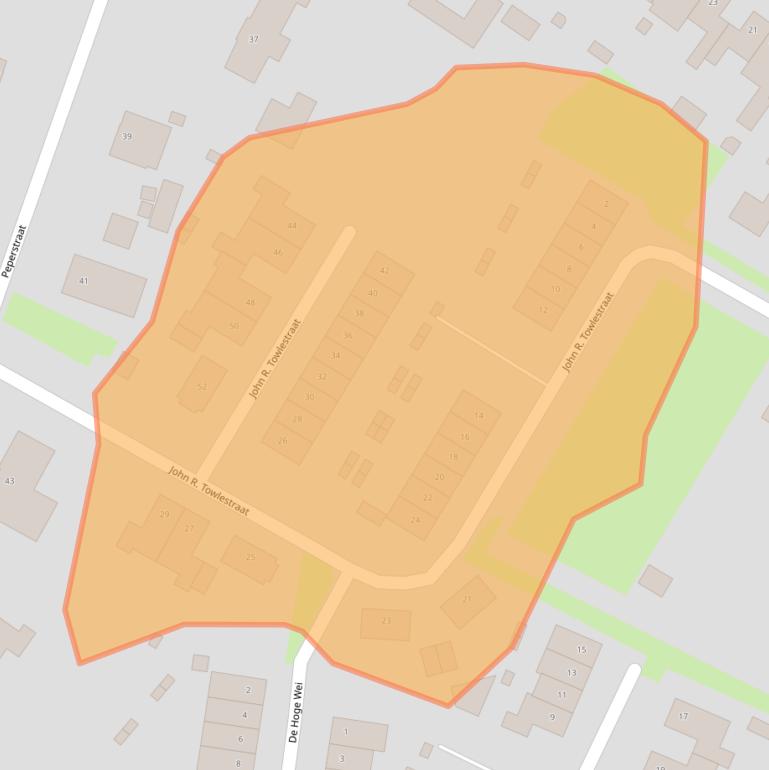 Kaart van postcodegebied 6678DM.