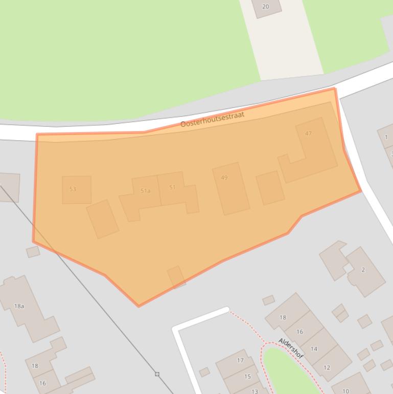 Kaart van postcodegebied 6678PE.