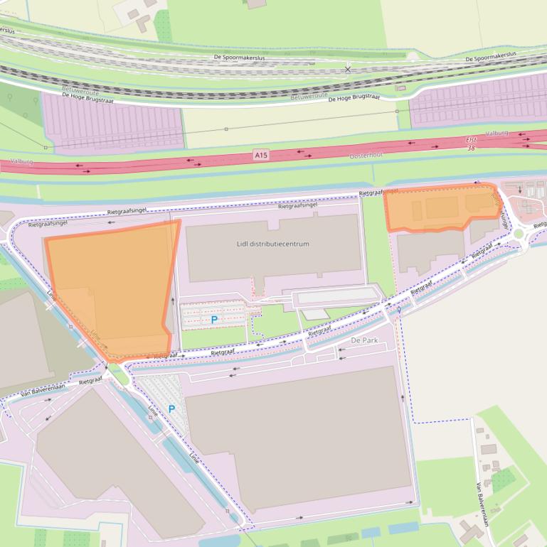 Kaart van postcodegebied 6678PH.