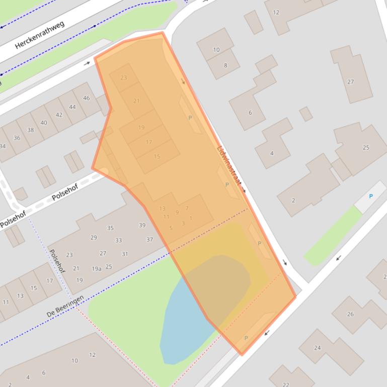 Kaart van postcodegebied 6681AC.