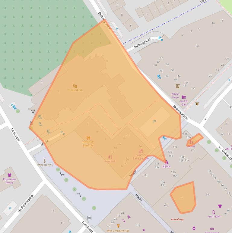 Kaart van postcodegebied 6681AE.