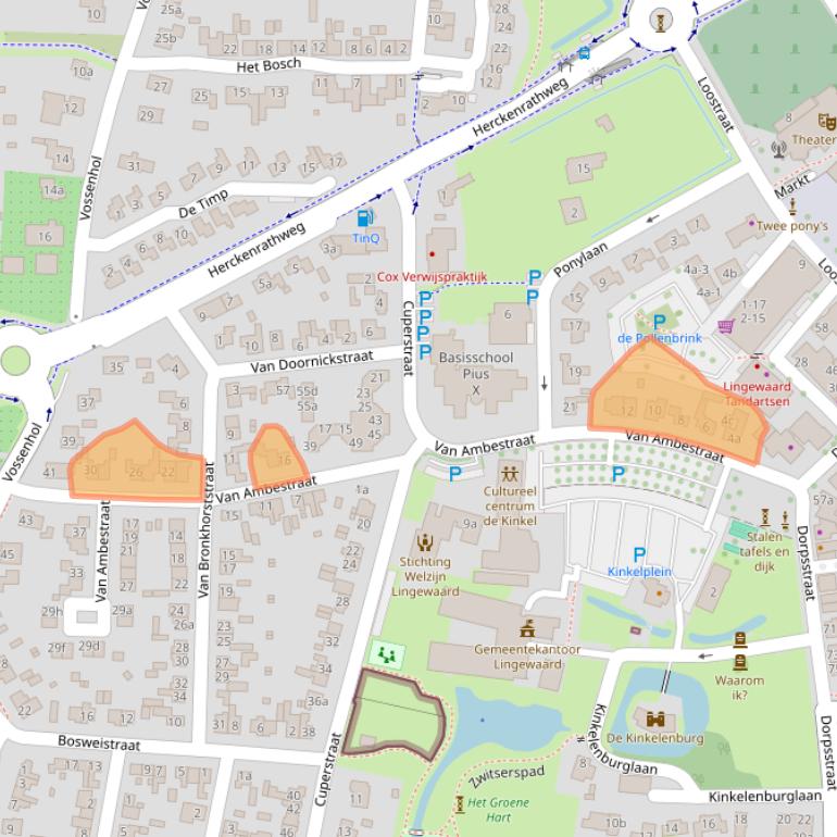 Kaart van postcodegebied 6681AL.