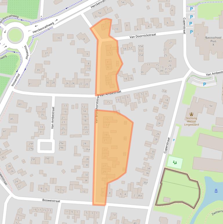 Kaart van postcodegebied 6681AN.