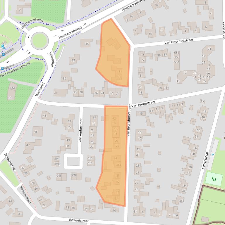 Kaart van postcodegebied 6681AP.