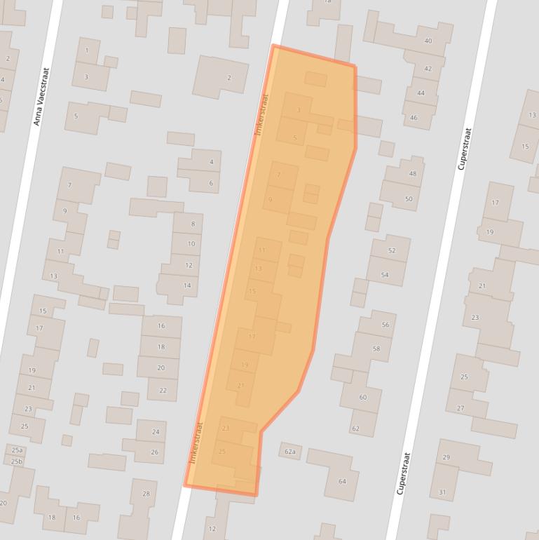 Kaart van postcodegebied 6681AX.