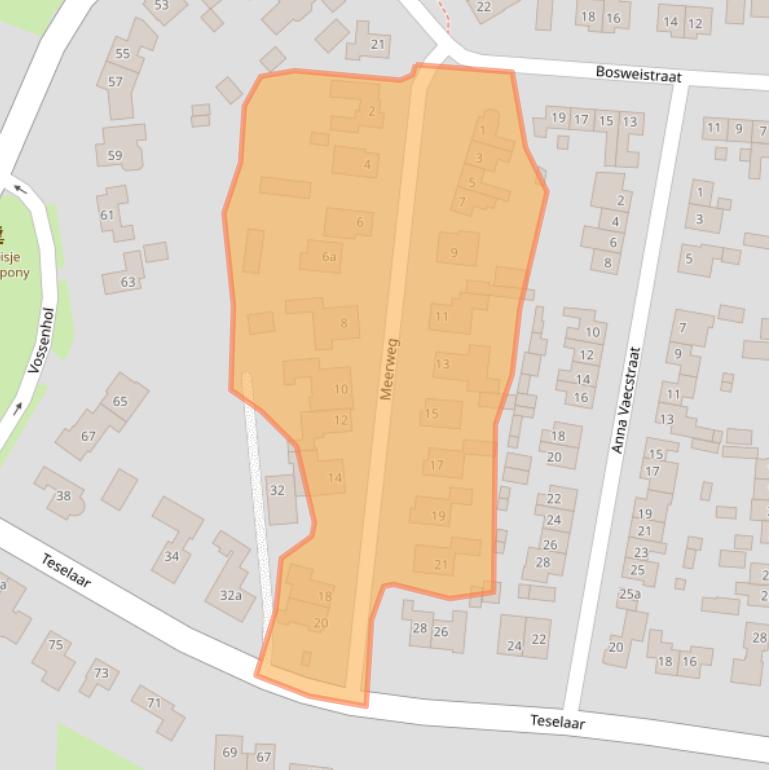 Kaart van postcodegebied 6681BC.