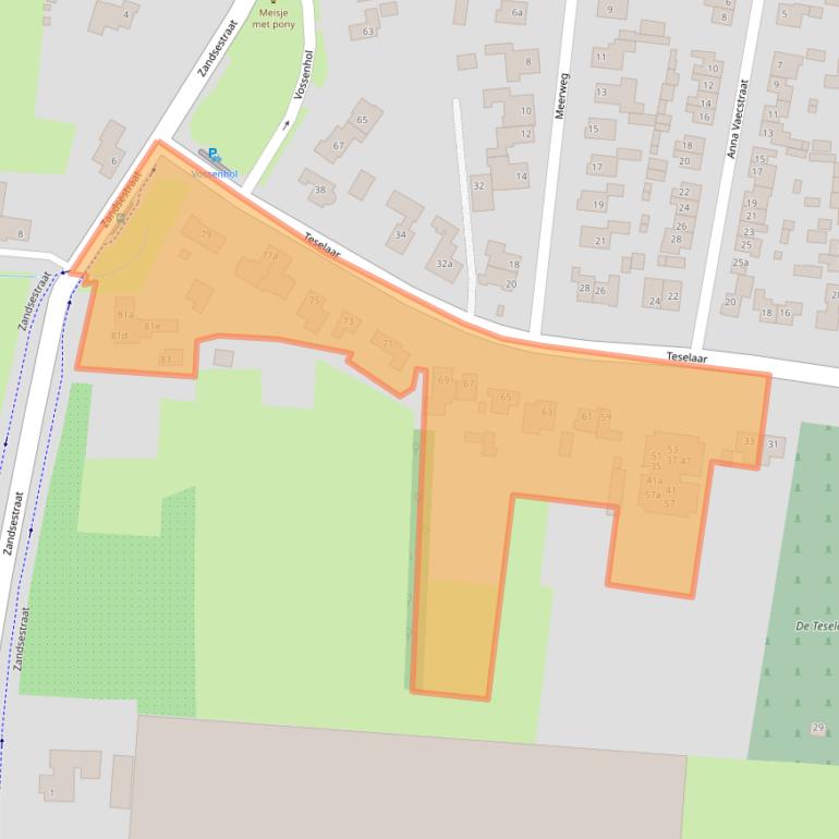 Kaart van postcodegebied 6681BE.