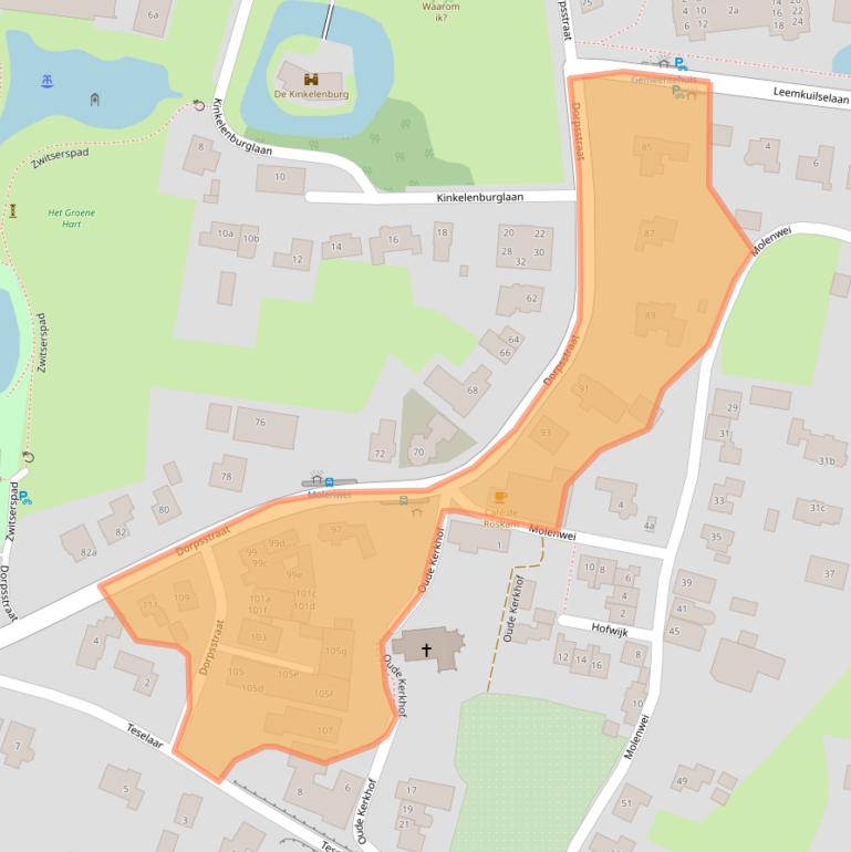 Kaart van postcodegebied 6681BM.