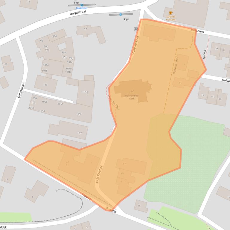 Kaart van postcodegebied 6681BR.