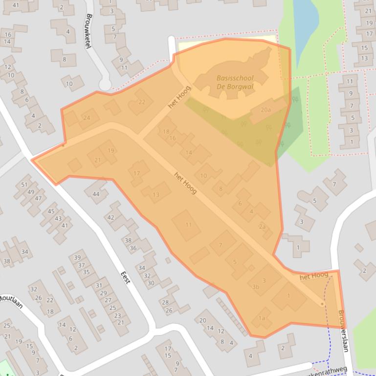 Kaart van postcodegebied 6681DE.