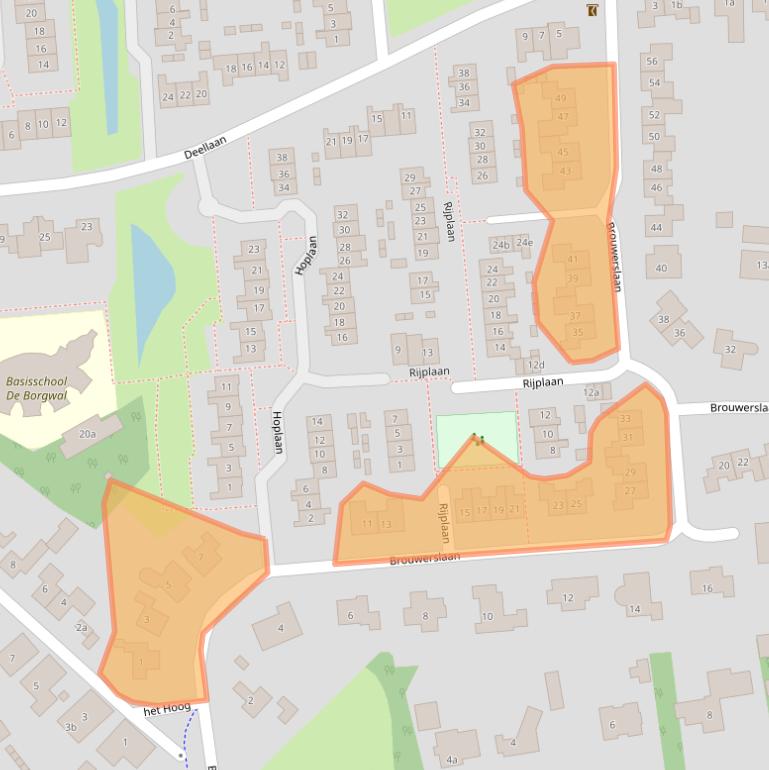 Kaart van postcodegebied 6681EB.