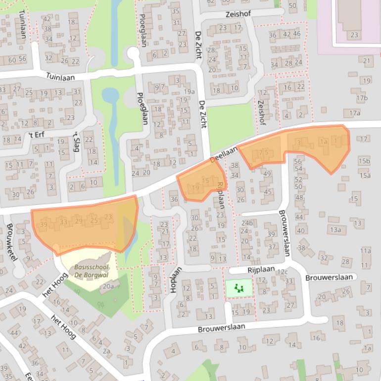 Kaart van postcodegebied 6681EK.