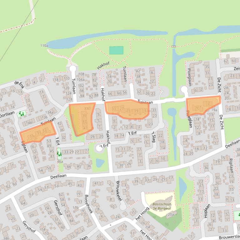 Kaart van postcodegebied 6681EW.