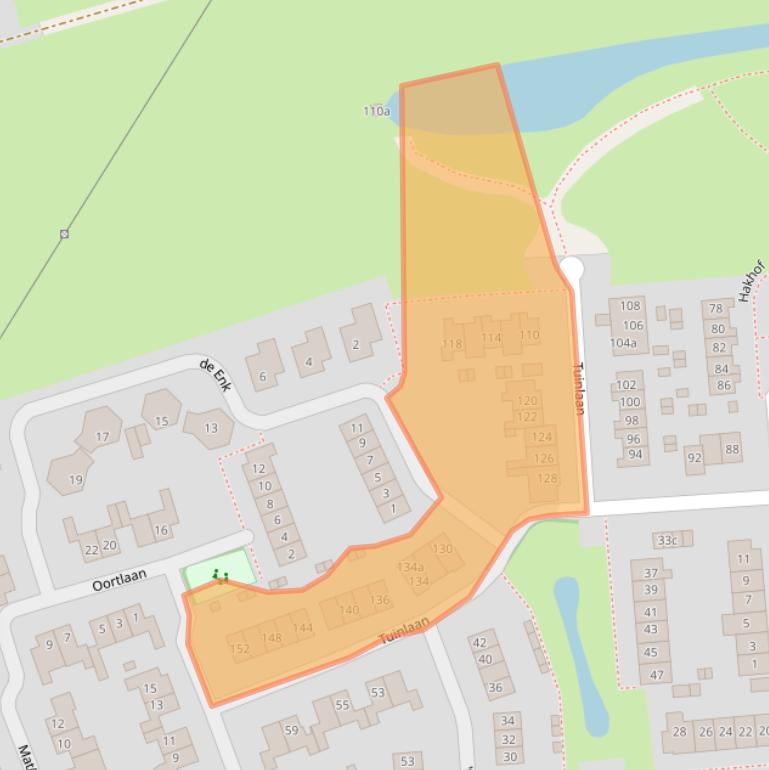 Kaart van postcodegebied 6681EX.