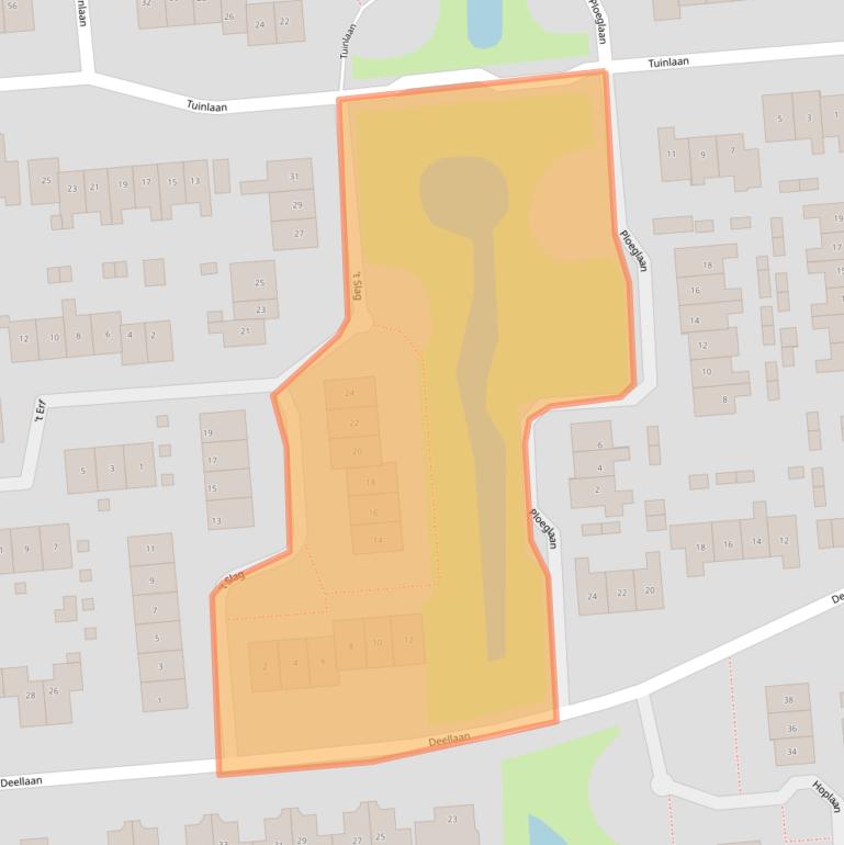 Kaart van postcodegebied 6681GB.