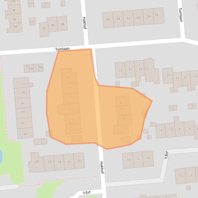 Kaart van postcodegebied 6681GE.