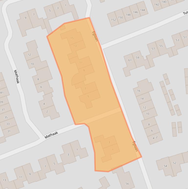 Kaart van postcodegebied 6681GJ.