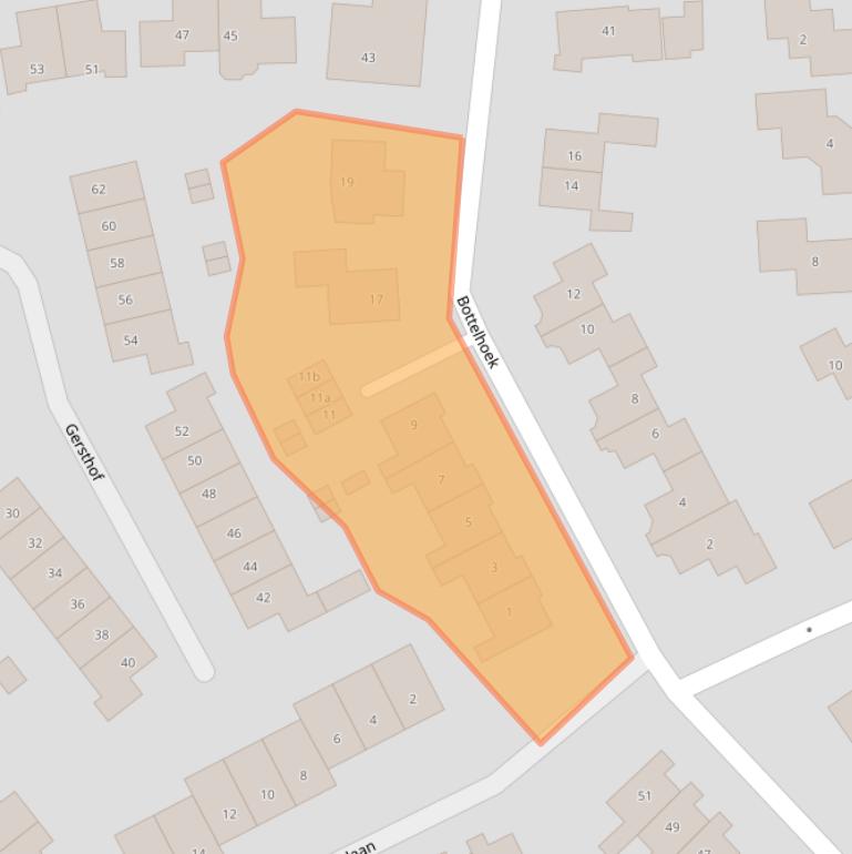 Kaart van postcodegebied 6681GL.