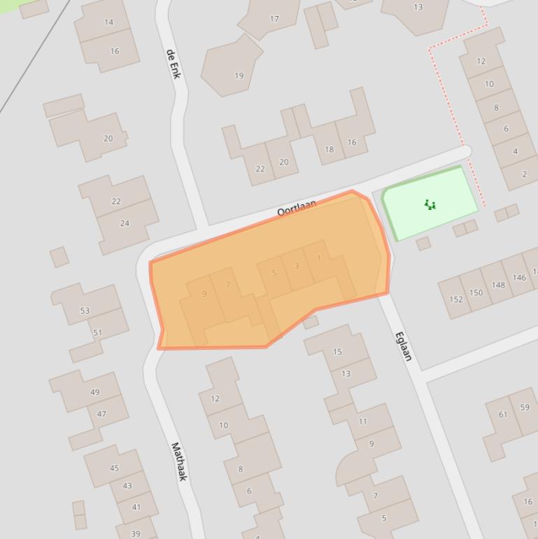 Kaart van postcodegebied 6681HA.