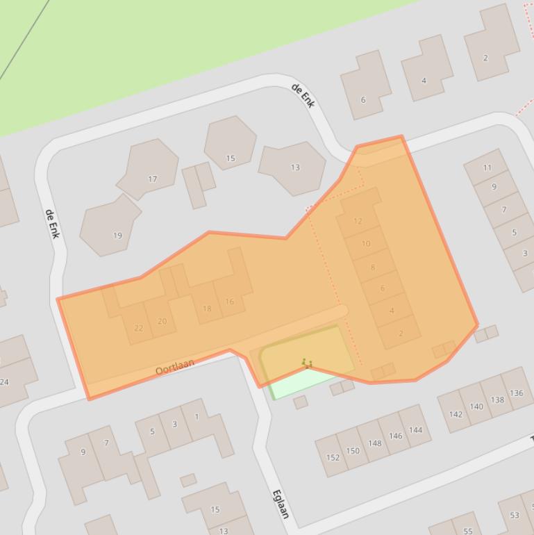 Kaart van postcodegebied 6681HB.