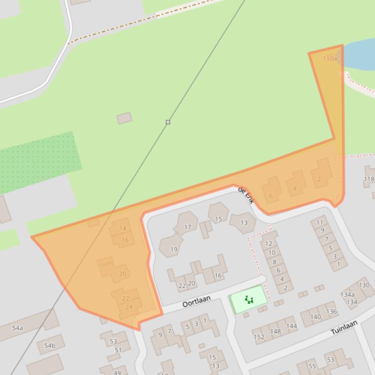 Kaart van postcodegebied 6681HD.