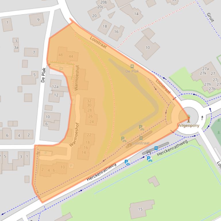 Kaart van postcodegebied 6681JD.