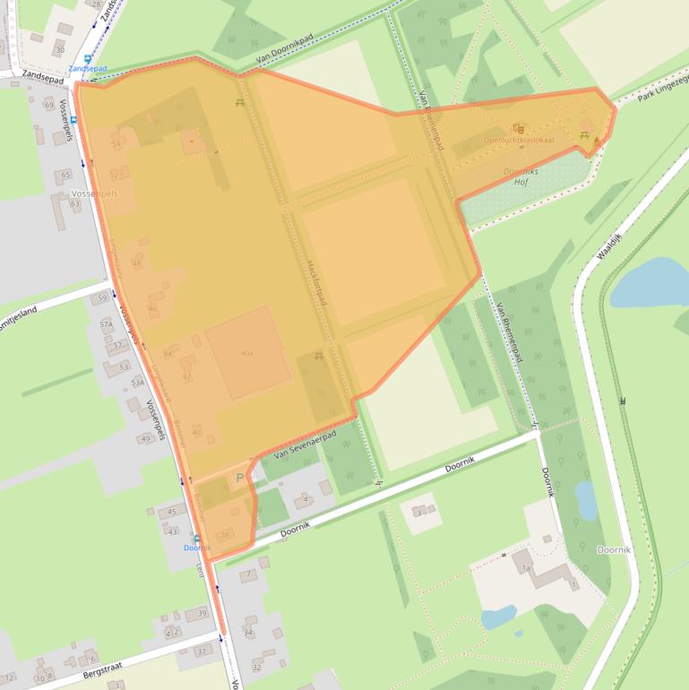 Kaart van postcodegebied 6681KE.