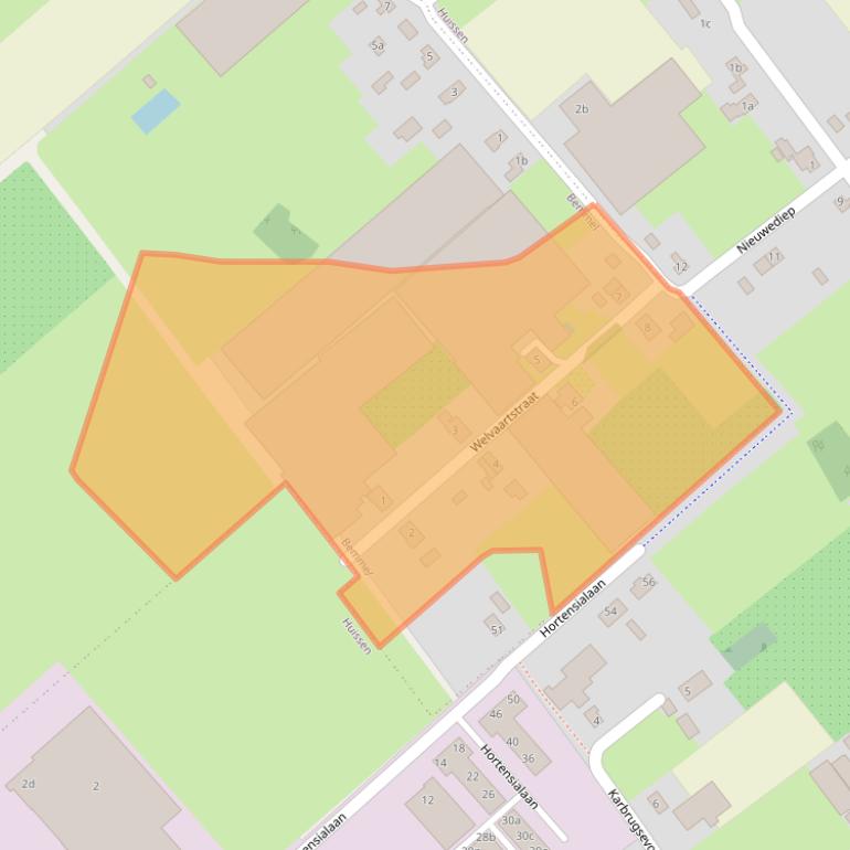 Kaart van postcodegebied 6681LL.