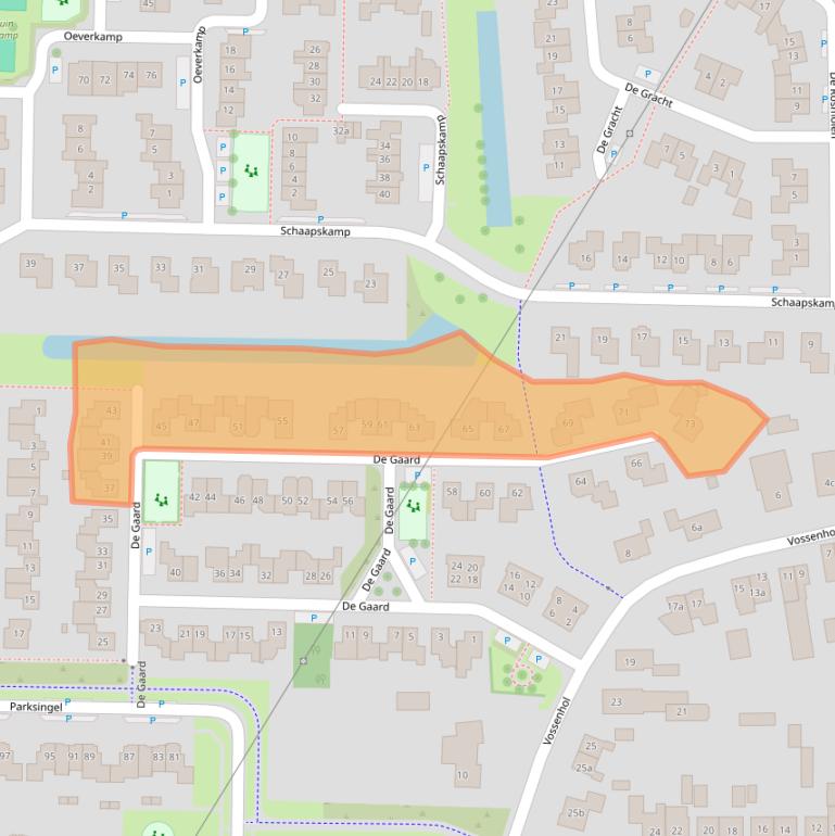 Kaart van postcodegebied 6681MB.