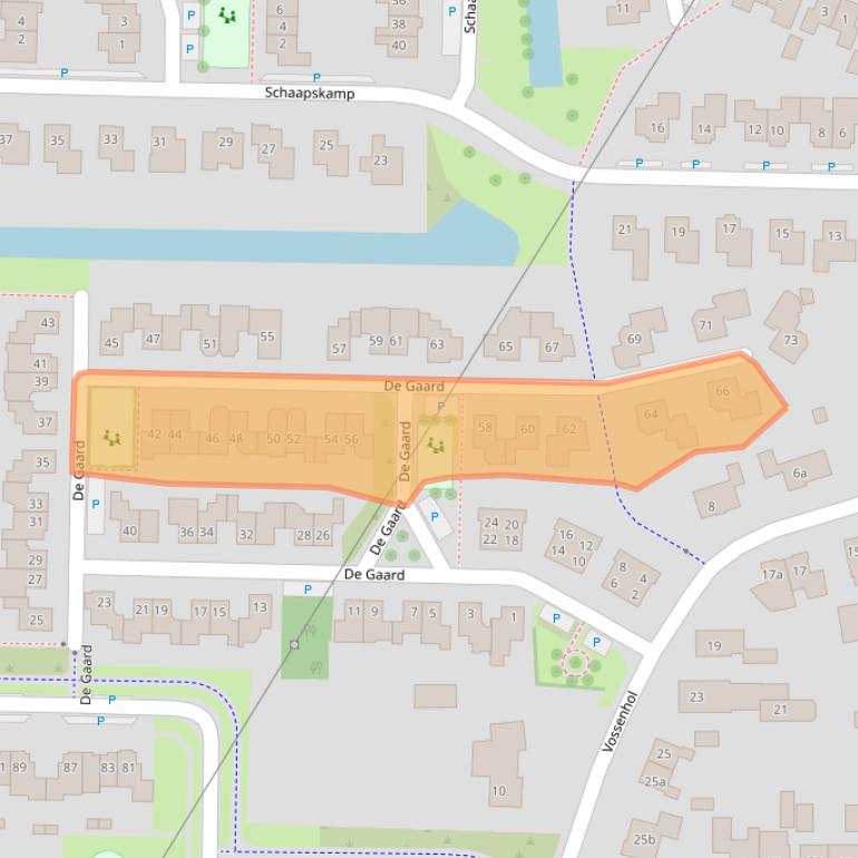 Kaart van postcodegebied 6681MD.