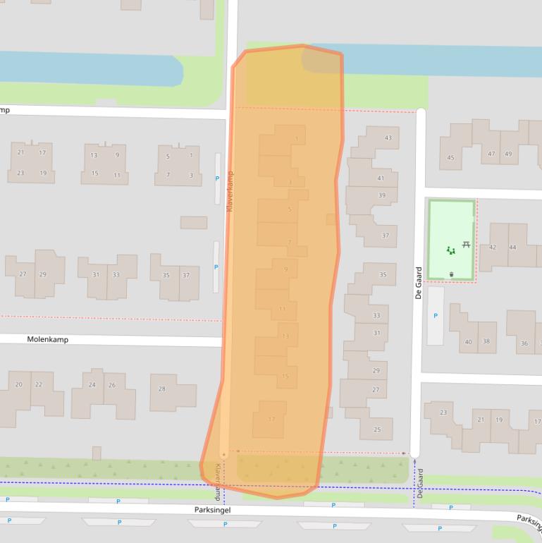 Kaart van postcodegebied 6681ME.