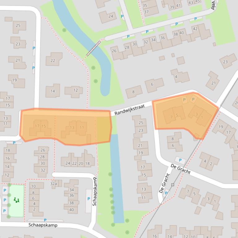 Kaart van postcodegebied 6681ML.