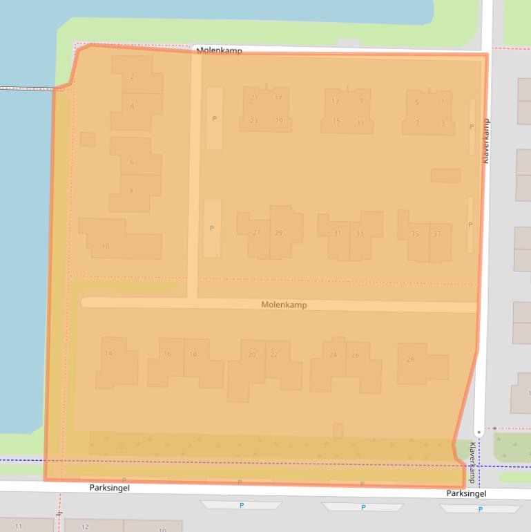 Kaart van postcodegebied 6681MN.