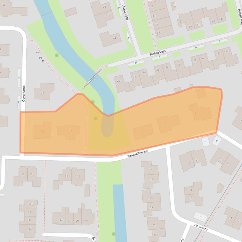 Kaart van postcodegebied 6681MP.