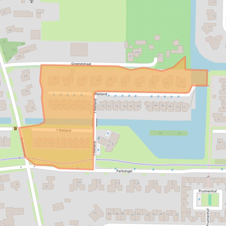 Kaart van postcodegebied 6681NA.