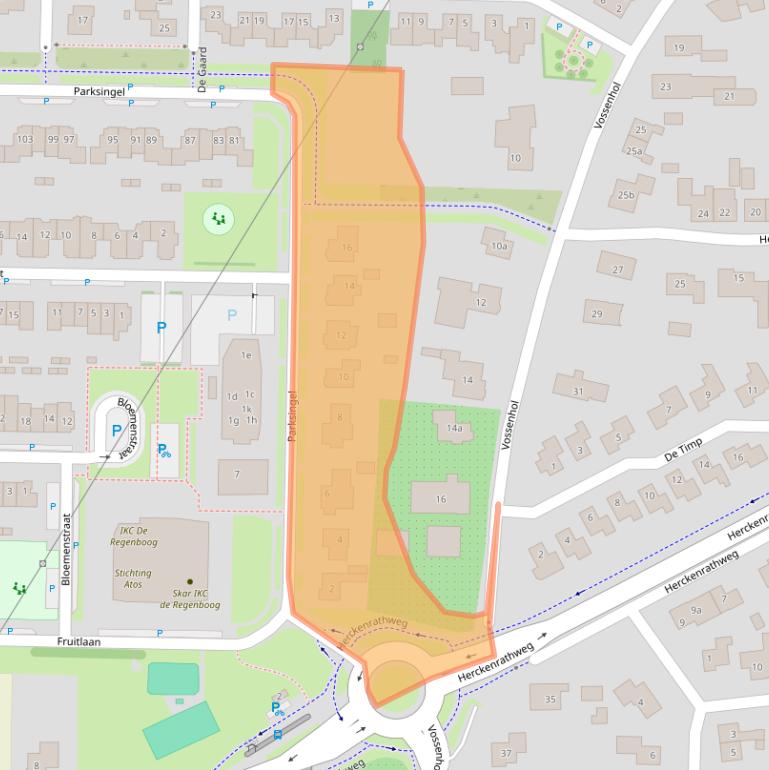 Kaart van postcodegebied 6681NE.