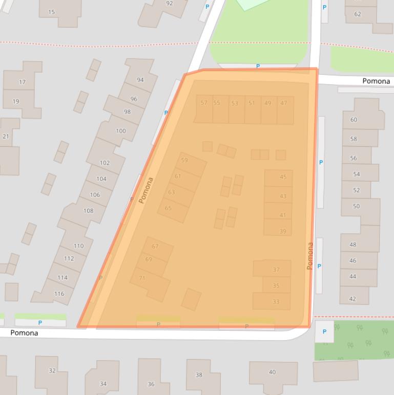 Kaart van postcodegebied 6681PE.