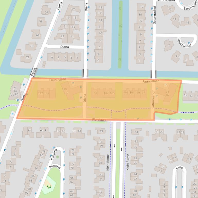 Kaart van postcodegebied 6681PW.