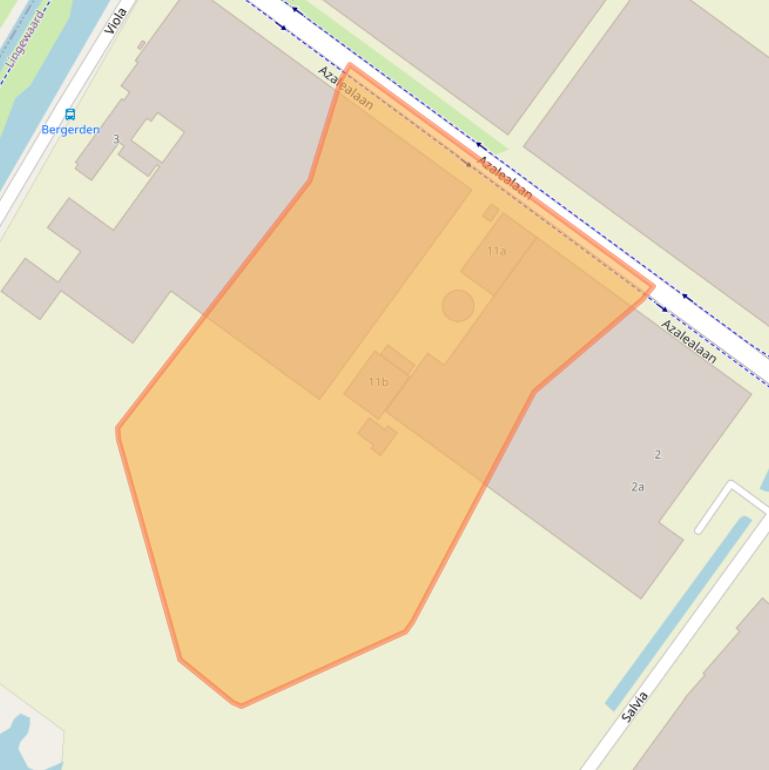 Kaart van postcodegebied 6681RH.