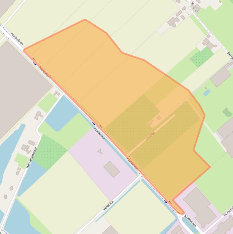 Kaart van postcodegebied 6681RL.