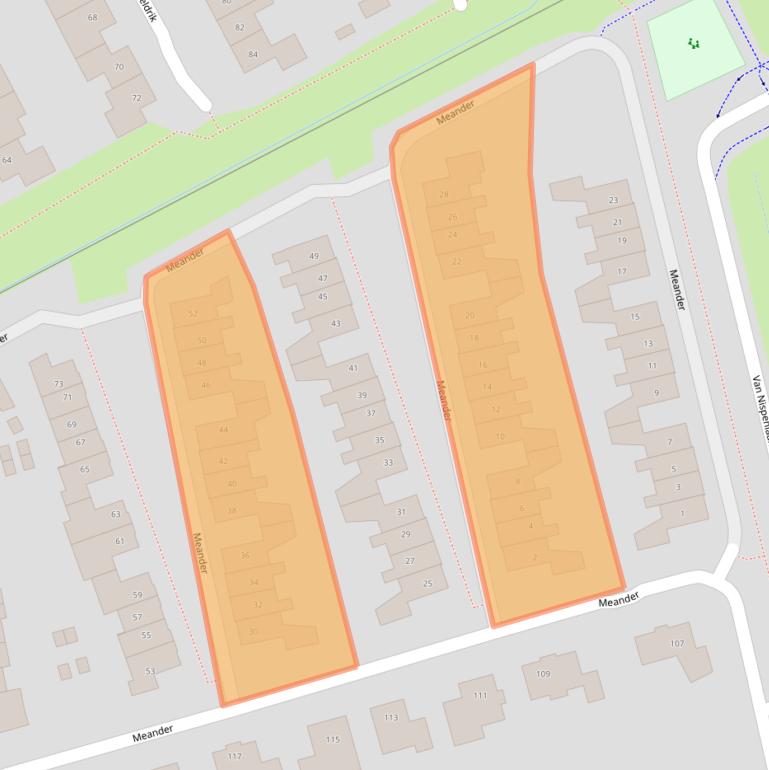 Kaart van postcodegebied 6681TD.